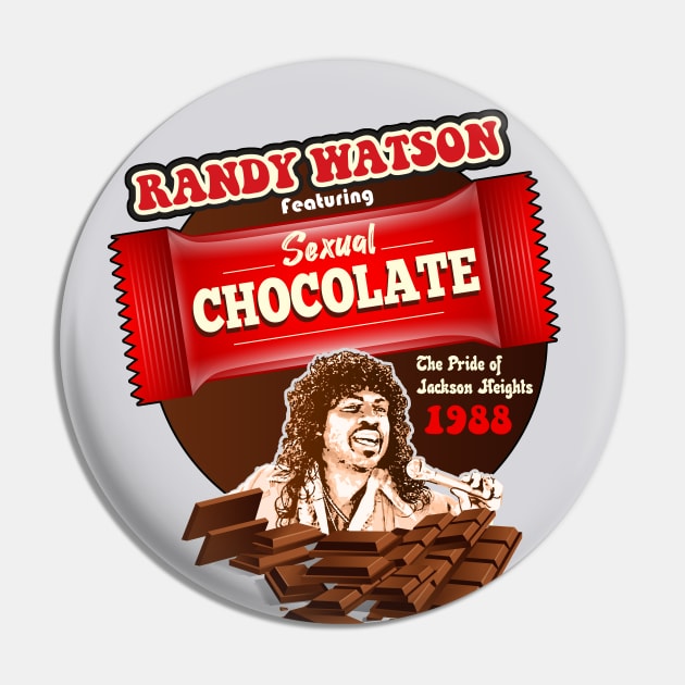 Randy Watson Chocolate Bar Pin by Alema Art