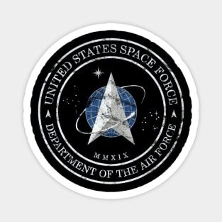 United States Space Force Vintage Official Logo Magnet