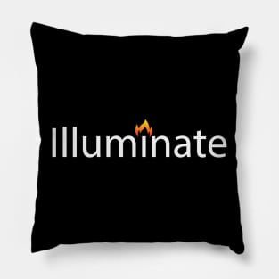 Illuminate Illuminating Artwork Pillow