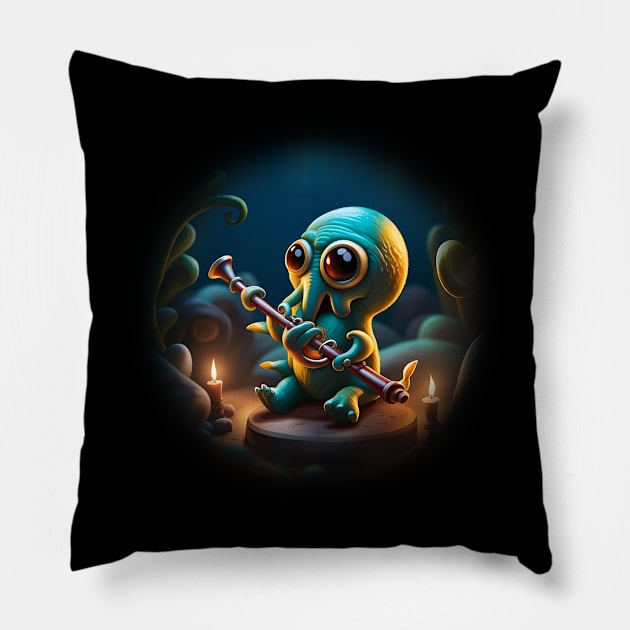 Tentacle Spectacle Pillow by Veraukoion