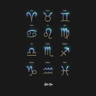 Zodiac Symbols T-Shirt