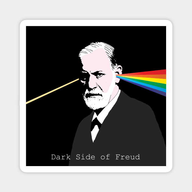 Dark Side of Freud Magnet by candhdesigns