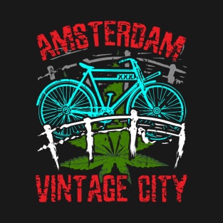 Amsterdam vector poster graphic design T-Shirt