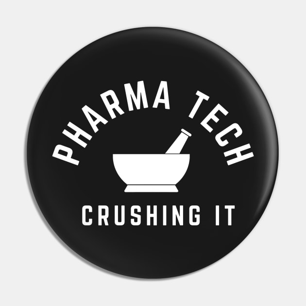 Pharma Tech Crushing It Pin by CityNoir