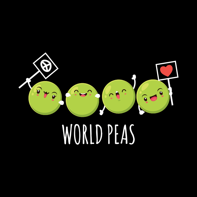 World Peas Vegan Vegan Vegetables Pea by MooonTees