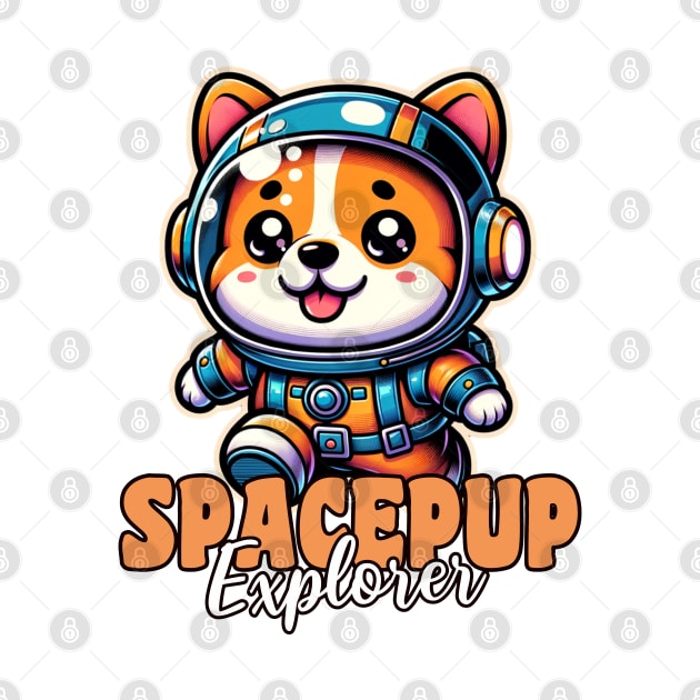 Space Pup Explorer Corgi Lover Pet lover by Odetee