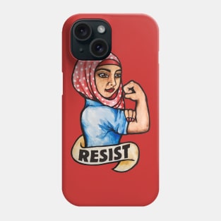 Resist rosie the riveter Phone Case