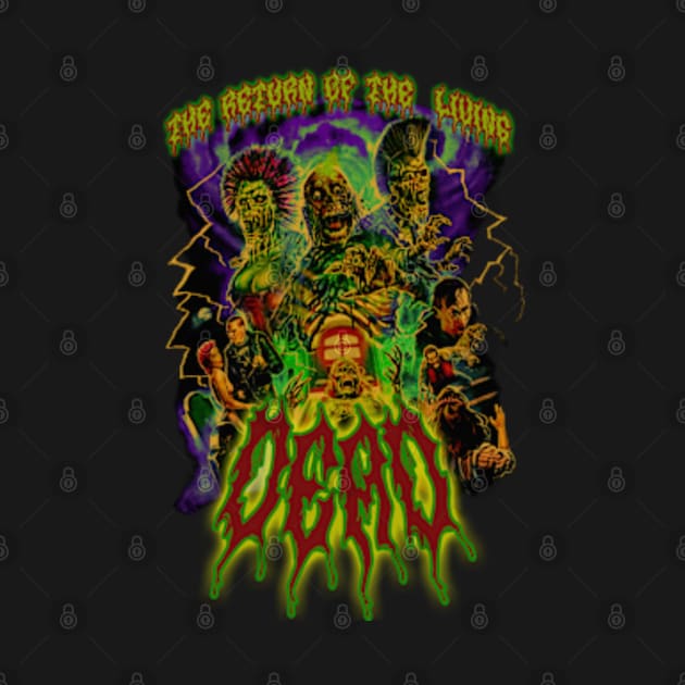 The Return Of The Living Dead, Vintage Horror. (Version 1) by The Dark Vestiary