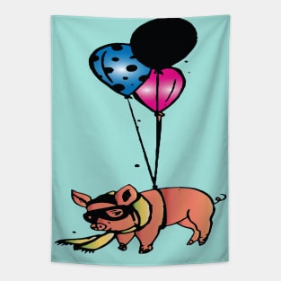 flying piggy Tapestry