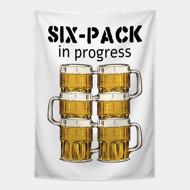 Six-Pack in progress Tapestry by Sal71