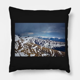 Mountain range in the spring Pillow