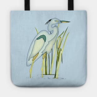 Heron in the Reeds Tote