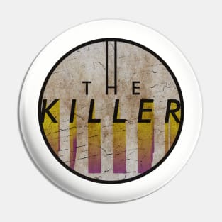 THE KILLER - VINTAGE YELLOW CIRCLE Pin