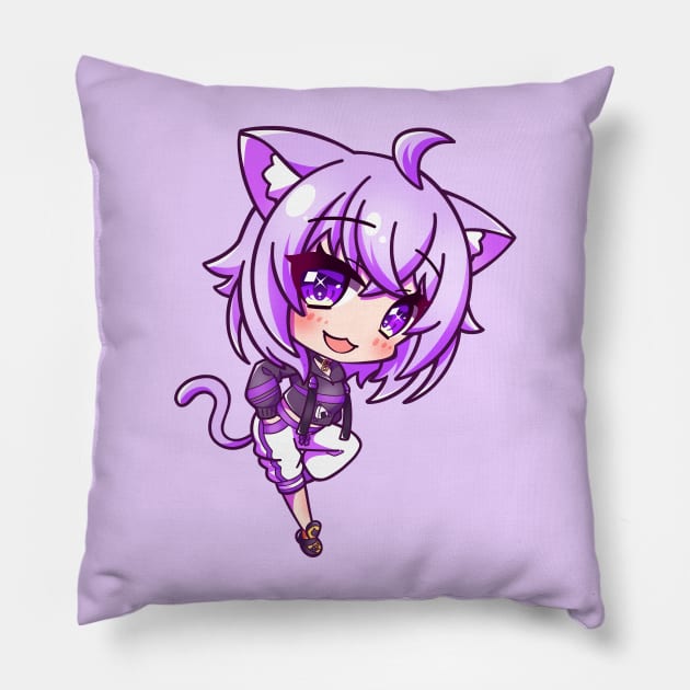 Nekomata Okayu Hololive Pillow by Ghazinagato