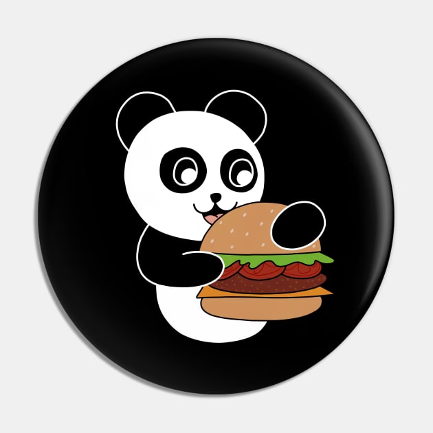 The Panda's Burger Pin by pako-valor