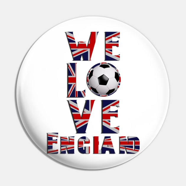 We Love You England Pin by FirstTees