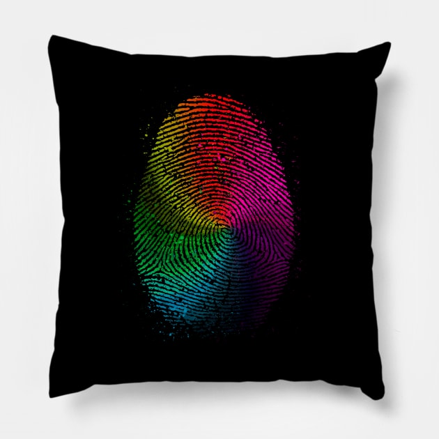 Inked Tumb Pillow by Moncheng