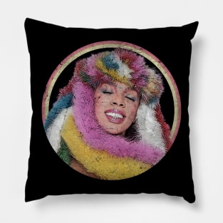 Winter Melody Elegance Summer's Cool Influence on Wearable Art Pillow