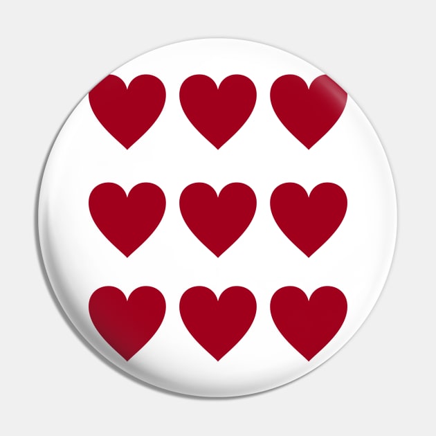 9 dark red hearts for Valentines day Pin by MickeyEdwards