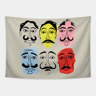 Dali Faces Tapestry