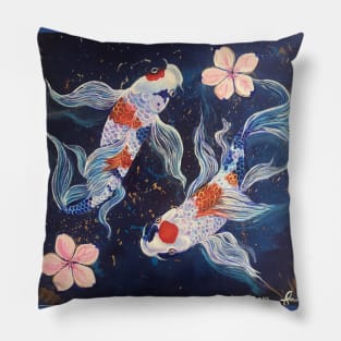 Sakura koi Pillow