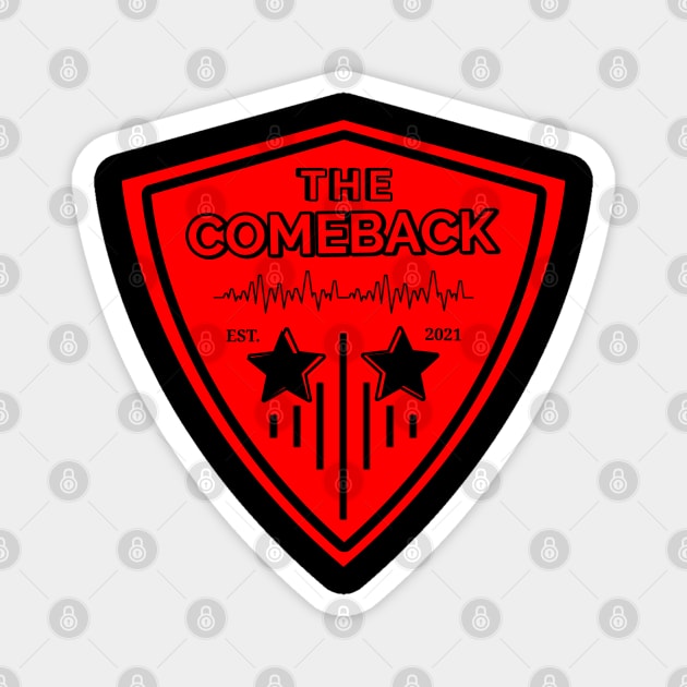 The comeback zac logo pick guitar Magnet by Summer_Bummer