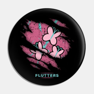 FLUTTERS - RIPPED Pin