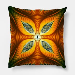 Damask moroccan tile pattern Pillow