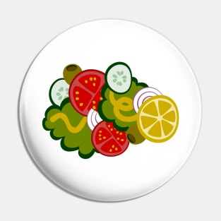 Green Salad Pin