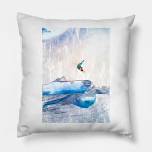 Snowboard Winter Extremes. For snowboard Lovers Pillow