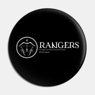 Rangers Character Class TRPG Tabletop RPG Gaming Addict Pin