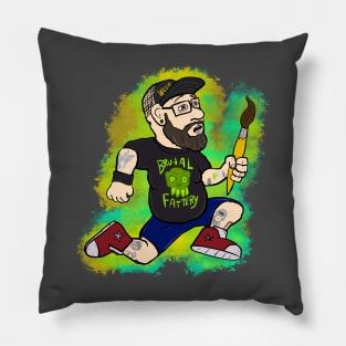 Brutal Fattery Running Man Pillow