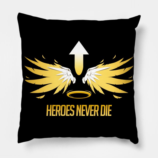 Mercy - Overwatch [2] Pillow by marinaniess