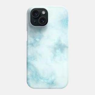 blue tie dye face mask Phone Case