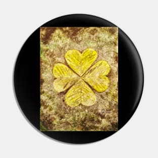 Lucky Four-Leaf Clover Pin