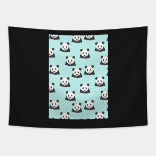 Panda Selfie Pattern Tapestry