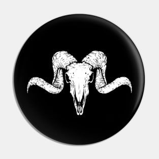 Ram Skull Pin