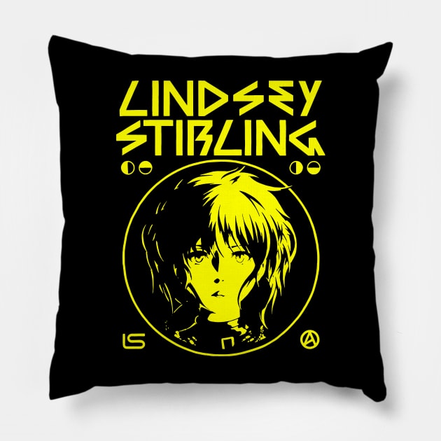 LINDSEY STIRLING Pillow by rahobisona