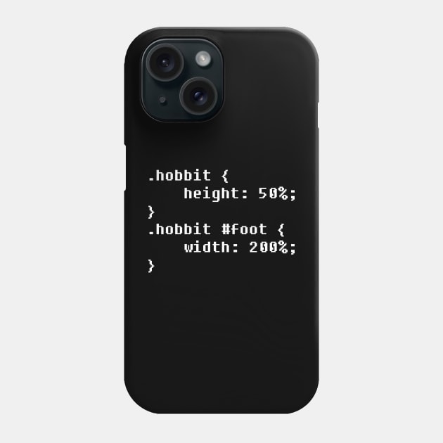 H0bbitCode Phone Case by YiannisTees