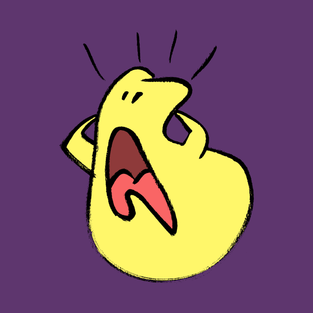 Yellow Yelling Doof by joshthecartoonguy