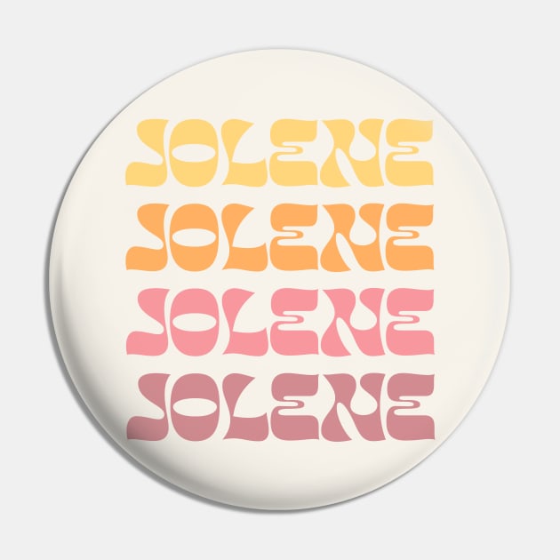 Jolene - Retro Dolly Parton Lyrics Design Pin by DankFutura