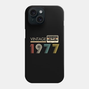 Vintage 1977 Limited Edition Cassette 47th Birthday Phone Case