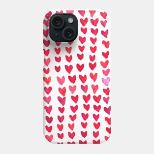 Red Hearts Phone Case