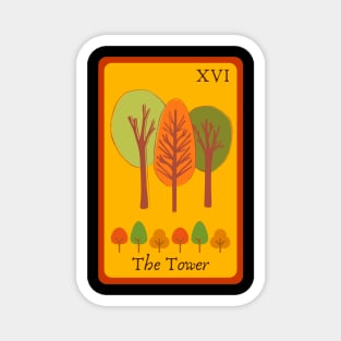 Autumn Tarot - The Tower Magnet