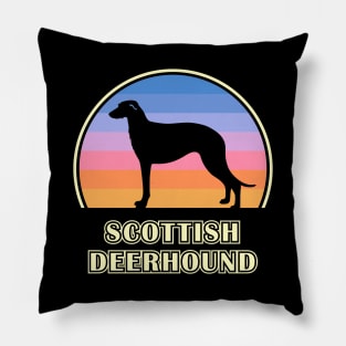 Scottish Deerhound Vintage Sunset Dog Pillow