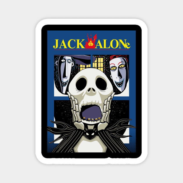 Jack Alone Magnet by BER