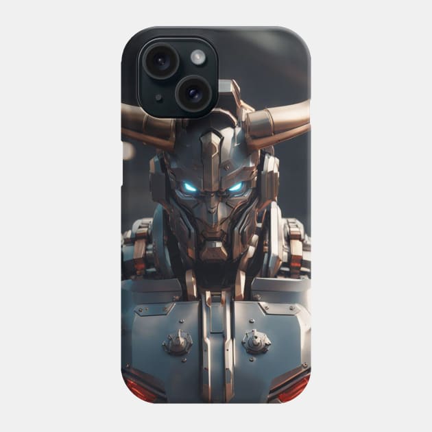 Cyber Bull No.1 Phone Case by R.W.TDesign