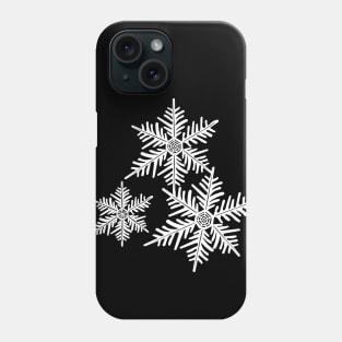 Falling Snowflakes Phone Case