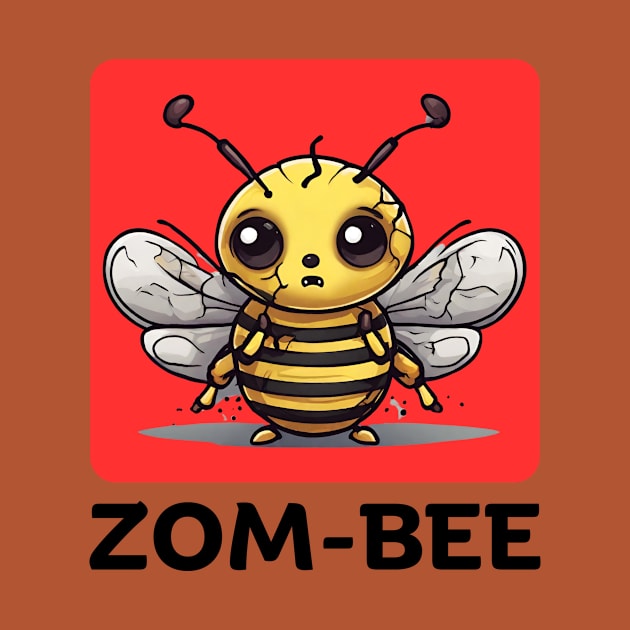 Zom-Bee | Bee Pun by Allthingspunny