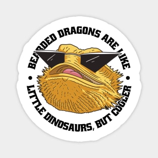 Bearded Dragon Funny Tiny Dinosaurs Magnet